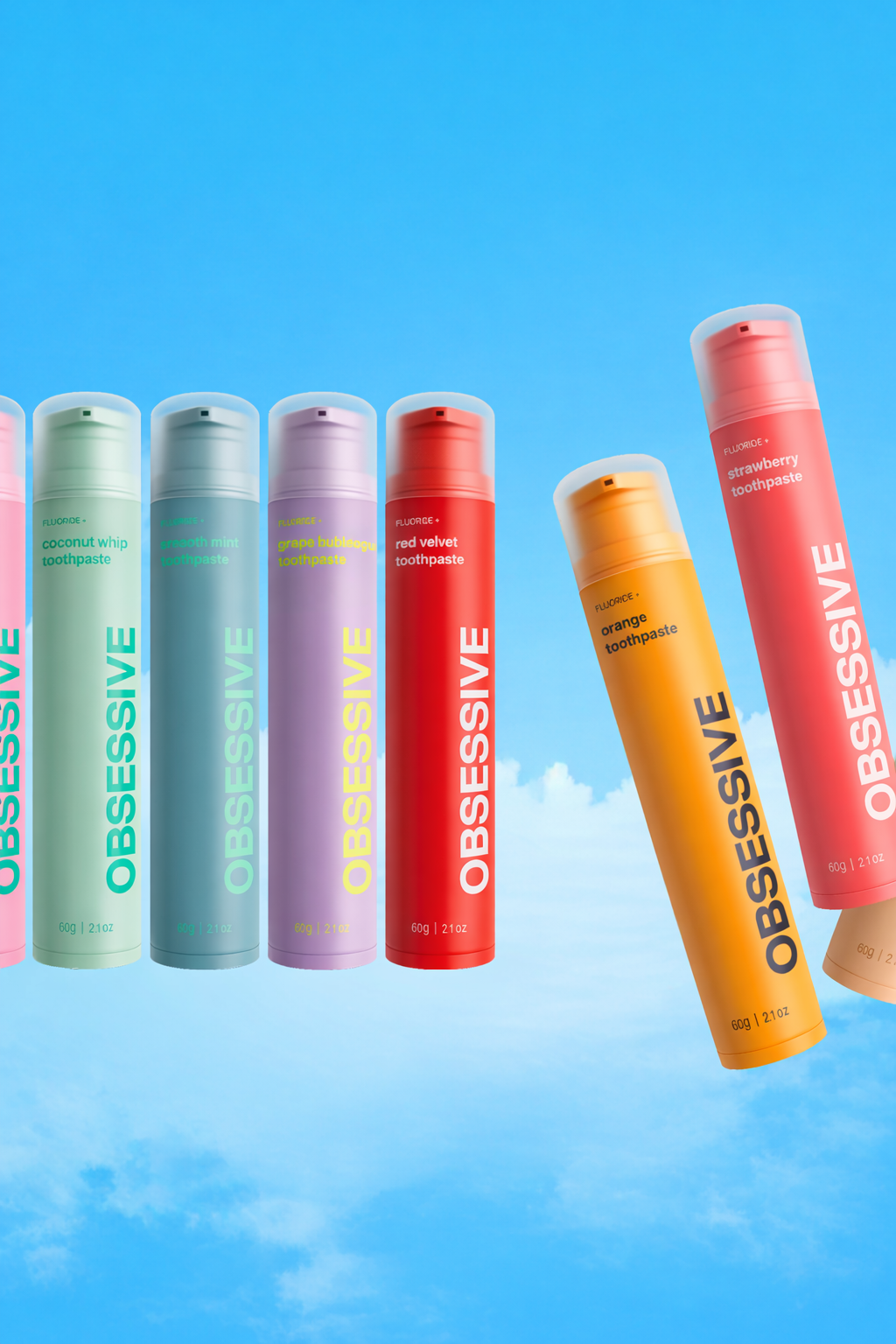 Pasta de dientes de sabores - Pack 3