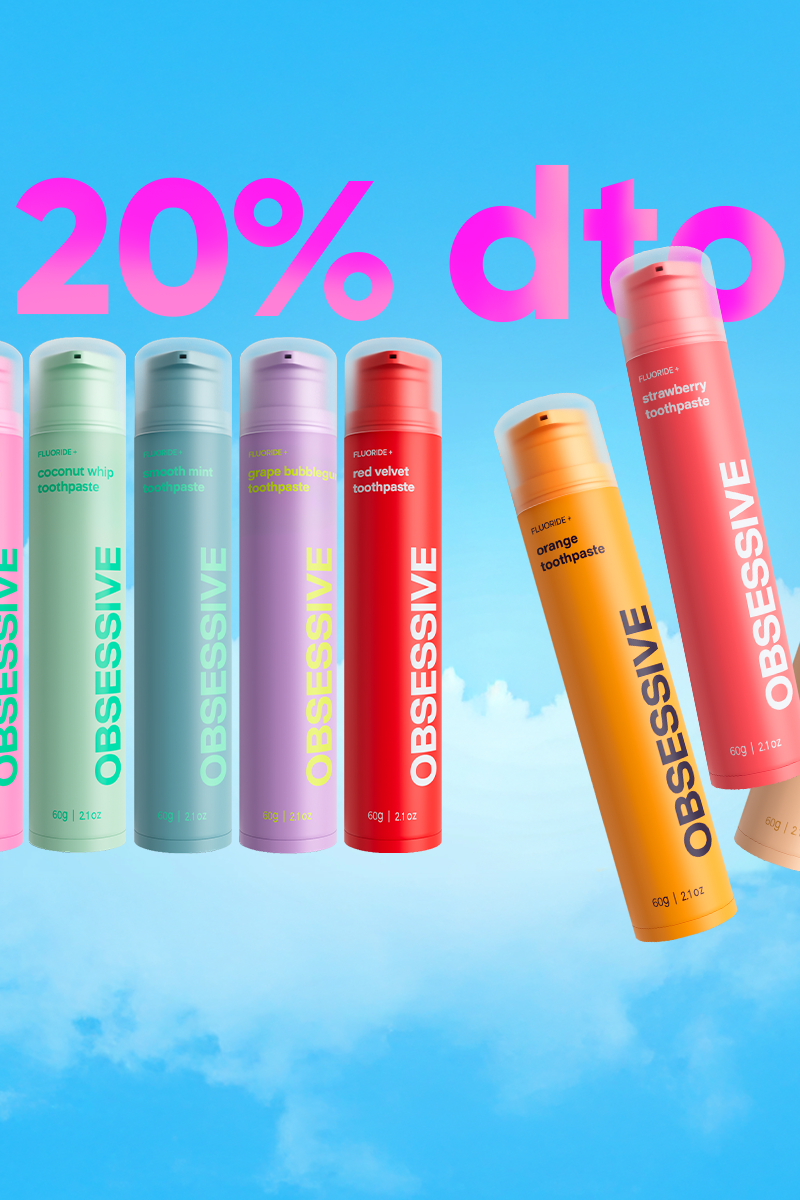 Pasta de dientes de sabores - Pack 3